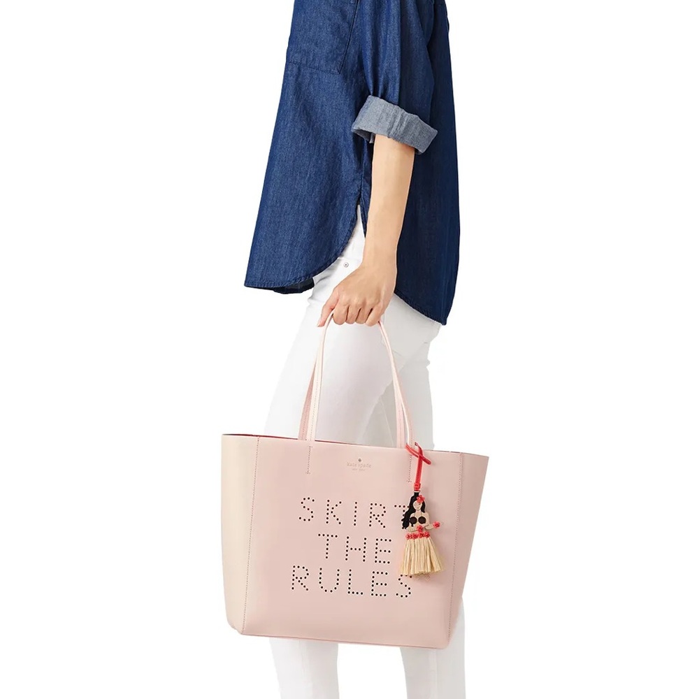 Kate Spade Skirt the Rules Hallie Leather Tote Bag - Like New!